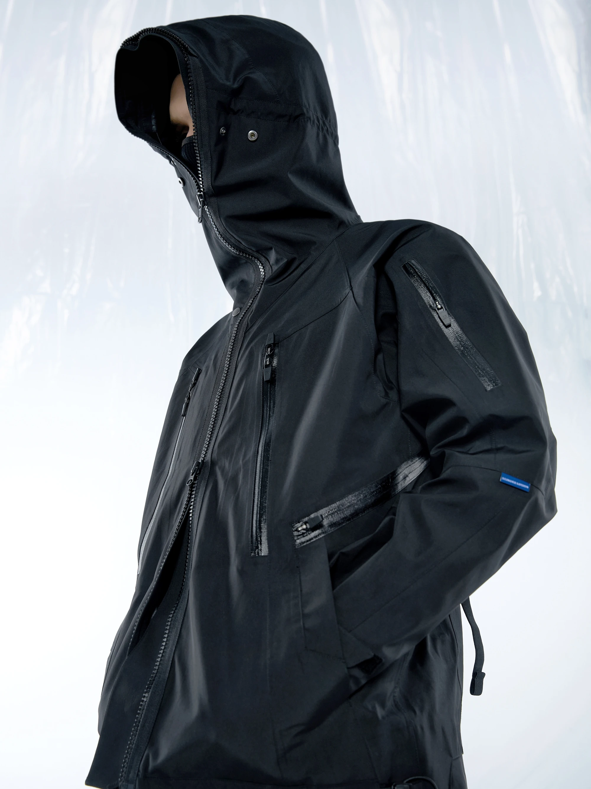 Оленя люзия твердая оболочка водонепроницаемая куртка arm molle techwear наружная