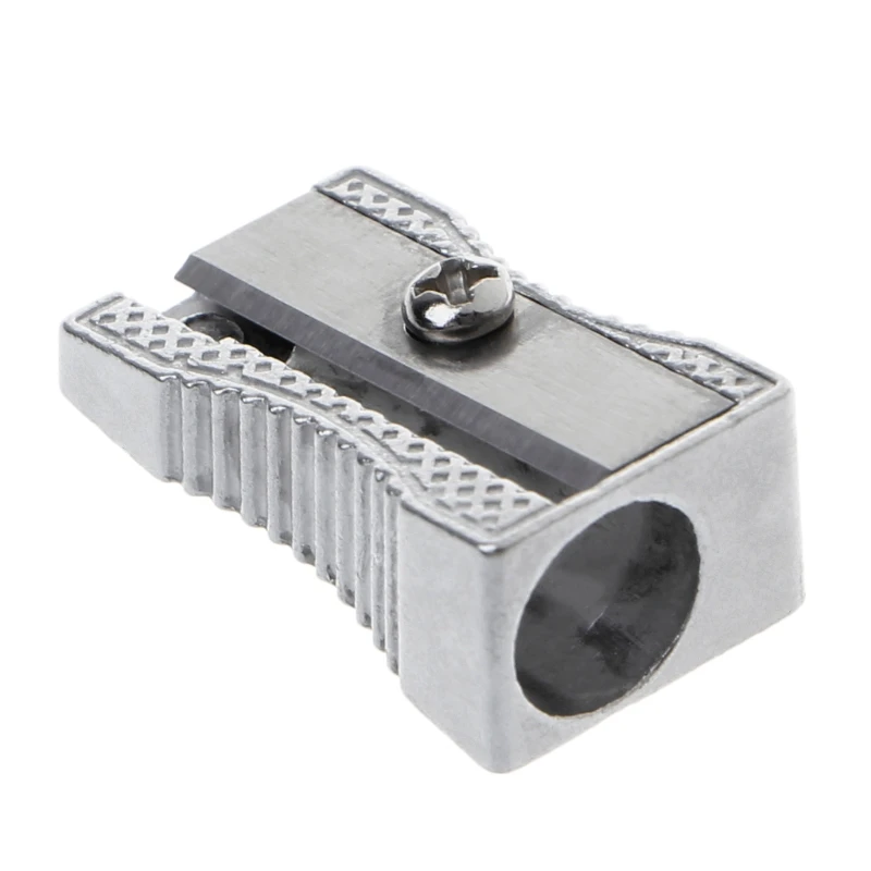 

Metal Bevelled Single Hole Pencil Sharpener School Office Sharpener Stationery Q6PA