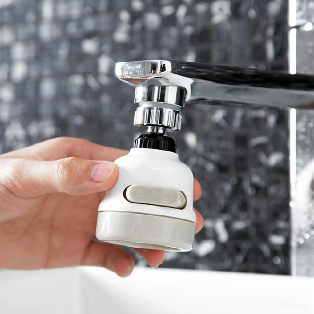 

Recableght Faucet Filter Nozzle Booster Shower 360 Degrees Rotation Home Filter Household Kitchen Water Saving Nozzle Accessory