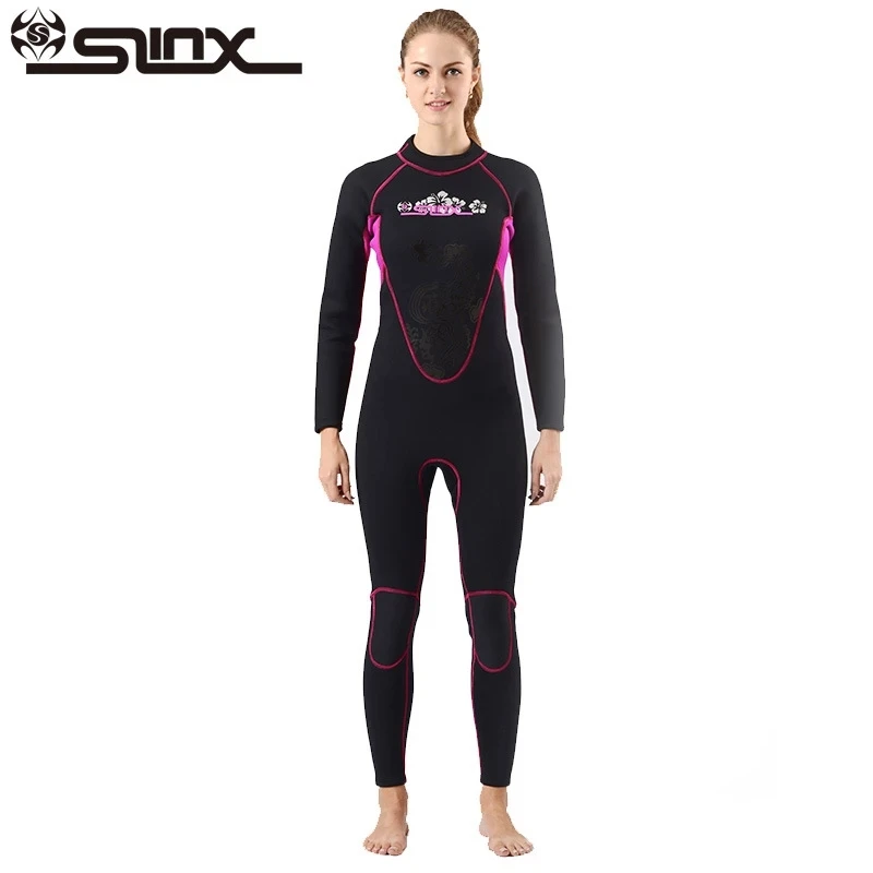 Костюм женский из неопрена 3 мм для плавания серфинга подводного подводной охоты