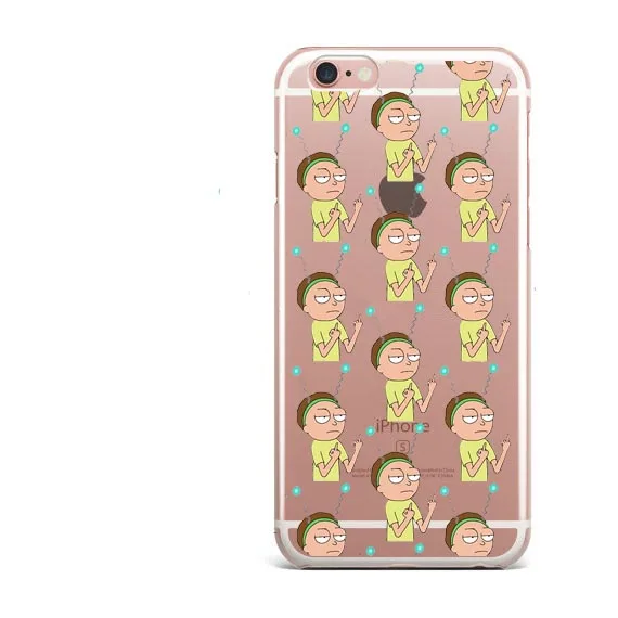 Для Fundas iPhone 8 чехол SE 5s 6S 7 Plus Rick And Morty мягкий жесткий пластиковый 2018 Новое
