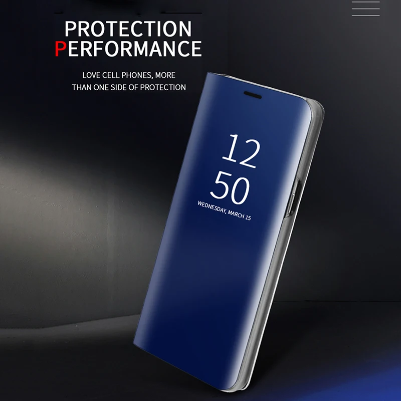 Смарт mi rror флип чехол для Xiaomi mi 9 SE 8 Lite чехол для Xiaomi mi 8 Pro Max 3 Pocophone F1 Магнитный кожаный чехол для телефона