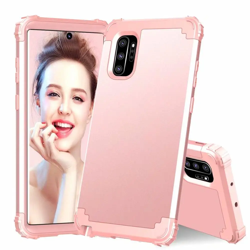 

UYFRATE Shockproof Hybrid Silicone Full Protective Armor Case For Samsung Galaxy Note 10 Plus Note10 S10E S10 Plus Note9 S9 Plus