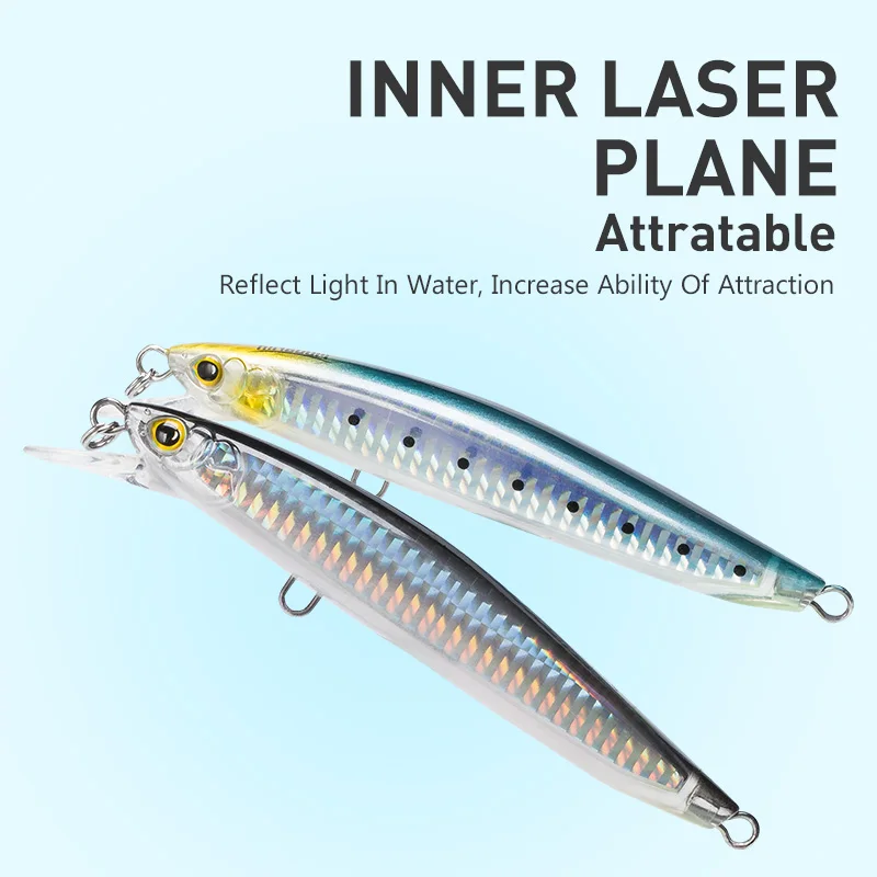 Приманка в виде гольяна для морской воды 120 мм/23 г 130 мм/30 | Спорт и развлечения