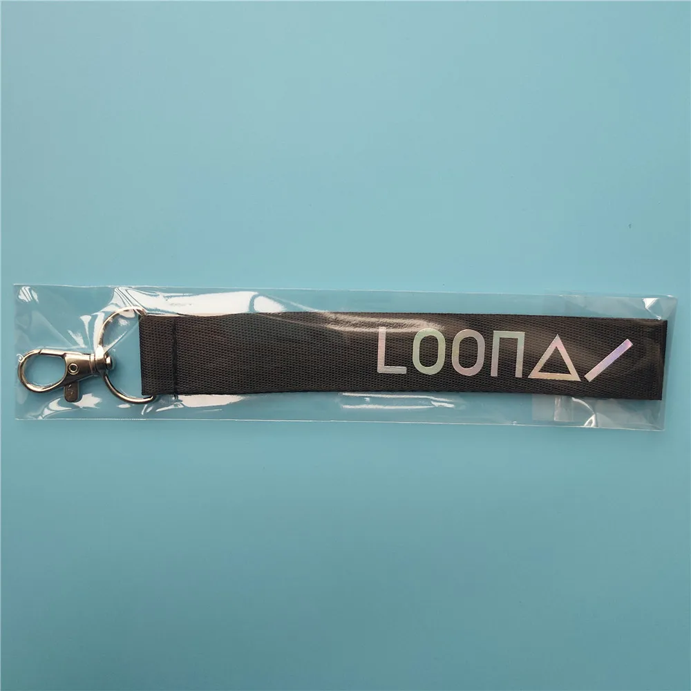 Брелок для ключей KPOP LOONA Hyun Jin Ha Одио ViVi Hee брелок мобильного телефона веревка