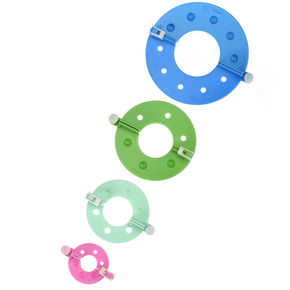 8 шт. 4 размера помпон пластиковый из пряжи плетение шариков сделай сам инструмент