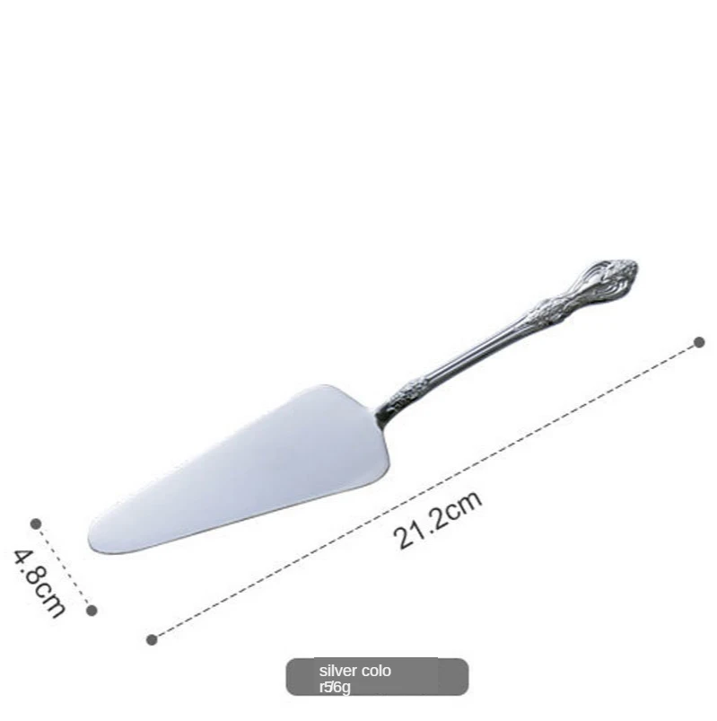 

Gold Cake Shovel Spatula Baking Pastry Tools Wedding Cake Serve Baroque Party Cake Decorating Shovel Restaurant Silverware