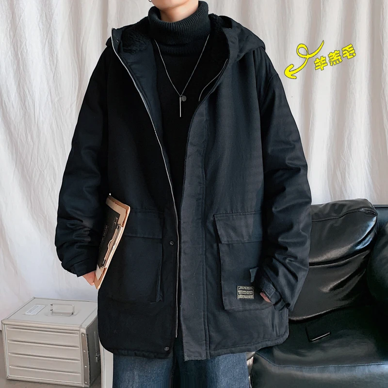

Winter Parka Men's Thicken Warm Windproof Jacket Fashion Loose Hooded Large Size 5XL Jacket High Quality Men's Jacket