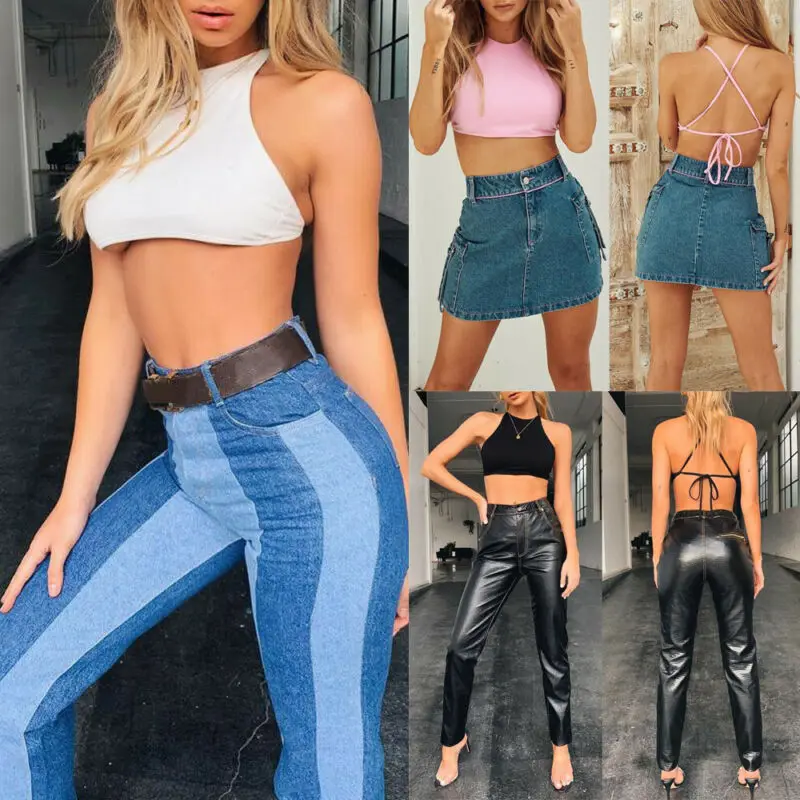 Женский короткий топ сексуальный жилет с бретельками базовый однотонный