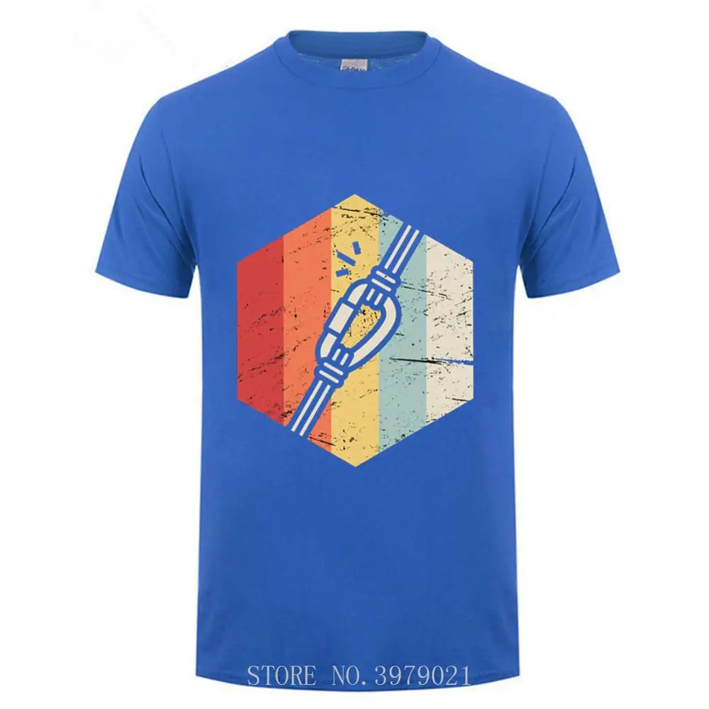 

2021 Retro Vintage 70s Rock Climbing Icon Men's Black T-Shirt Size S-XXL Cotton T-Shirt Fashion T Shirt Top Tee