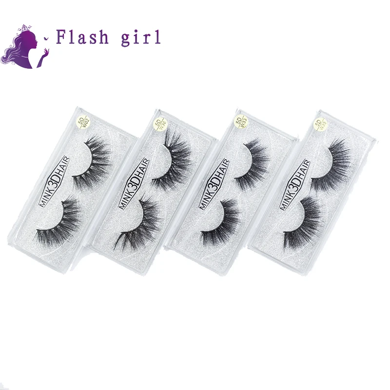 

Flash girl 5D W series 20 style soft and beautiful 100% handmade real Mink lashes