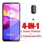 4 в 1 прозрачное стекло для Motorola Moto E40 Защитное стекло для экрана Motorola Moto E40 пленка для телефона закаленное стекло Moto E40 E30 E20 G30