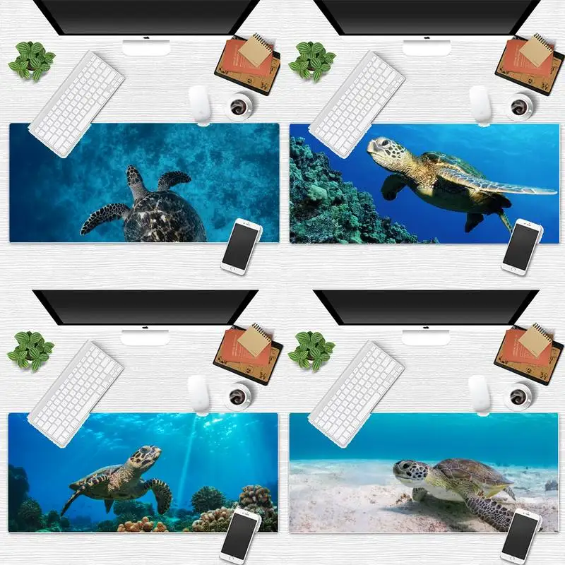 

Turtle DIY Design Pattern Game mousepad Desk Table Protect Game Office Work Mouse Mat pad Non-slip Laptop Cushion