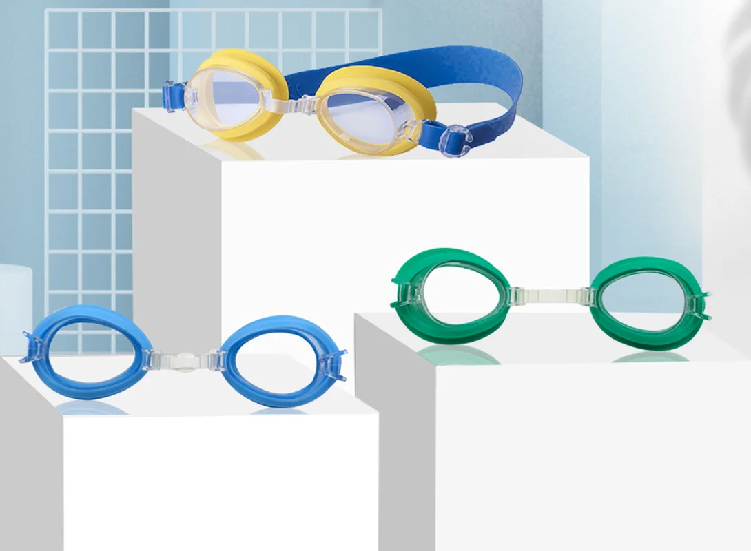 

2021 Children's Swimming Goggles Boys and Girls Swimming Goggles Equipment Anti-fog Waterproof HD Waterproof Glasses