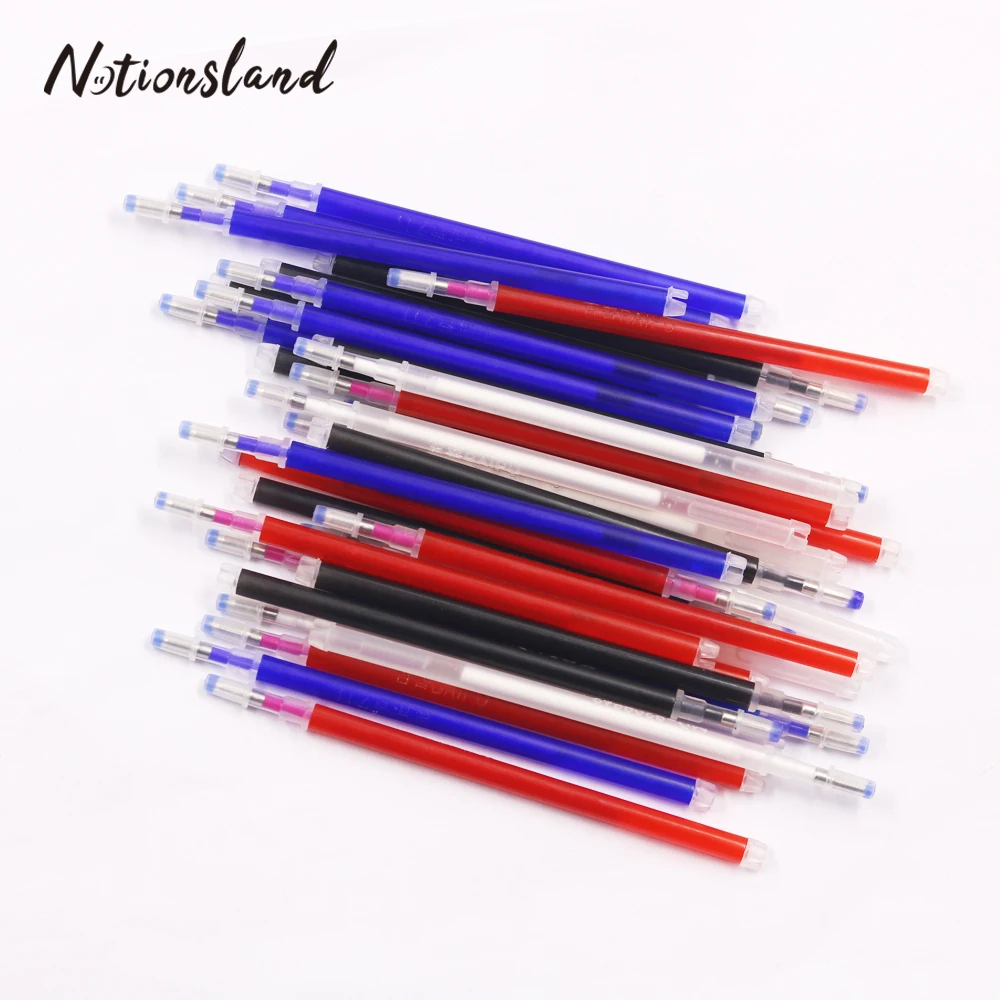 10 шт. ручка по ткани маркер высокая температура исчезающая тепло стирается ручка заправка ткань из искусственной кожи Марка швейные инструменты для лоскутного шитья
