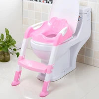 2 colors baby potty infant toilet training childrens potty training seat with adjustable ladder folding seat baby toilet seat