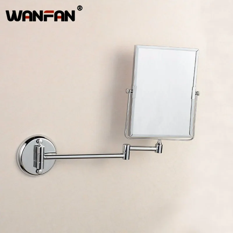 Высококачественные двойные зеркала для макияжа 8 дюймов лупа 1:1 и 1:3 медная