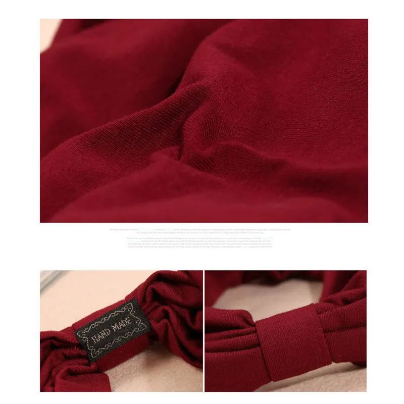 Широкая растяжимая хлопковая спортивная головная повязка для йоги и тренажерного зала, впитывающая пот, ободок для волос для женщин, эластичная обертка, баскетбольная повязка.