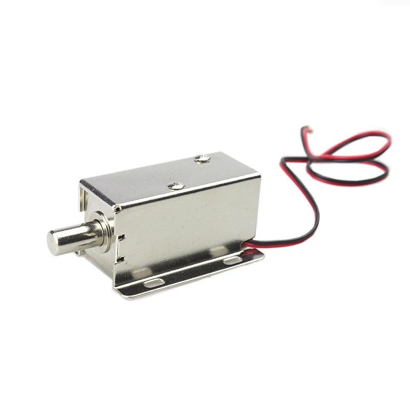 Небольшой электромагнитный замок с блокировкой по защелке постоянный ток 12 В 0 8 А