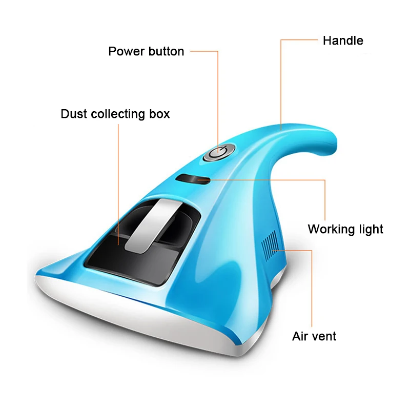 110V ручные клещи с вакуумным очистителем от пыли для объективов UV лампа