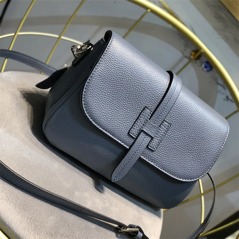 

100% Genuine Cow Leather Shoulder Crossbody Bag Women Luxury Brand Designer Handbags High Quality Lady Small Flap Messenger Bag