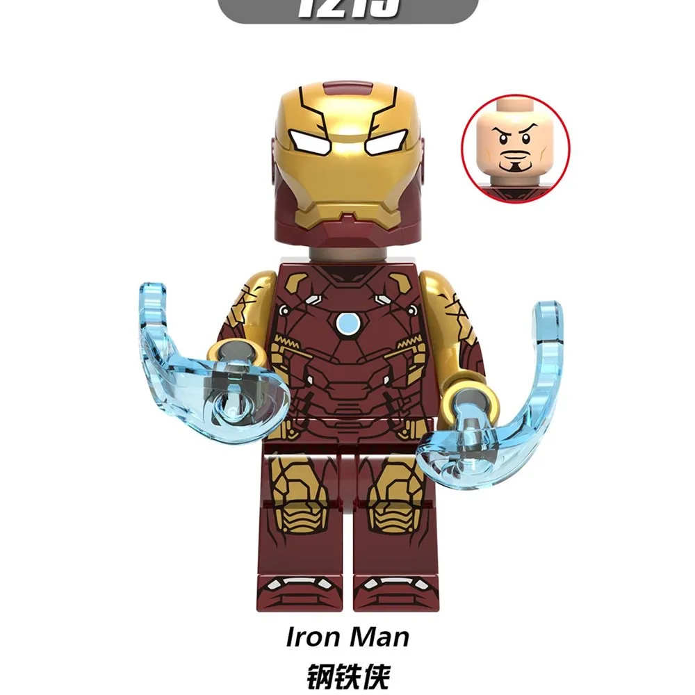 Железный человек Marvel MK36 MK27 MK31 MK30 MK50 строительные блоки фигурки Детские