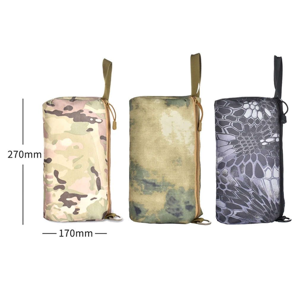 

Molle Wallet Pouch Oxford Cloth Storage Zipper Travel Outdoor Camping Coin Purse for Easy Safety Exercise Accessories