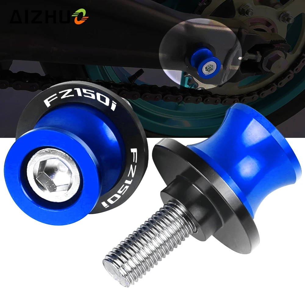 

Винты-Подставки 6 мм для YAMAHA FZ150I FZ 150I 2013-2018 2017 2016 CNC, алюминиевые аксессуары для мотоциклов, катушки-слайдеры Swingarm с логотипом