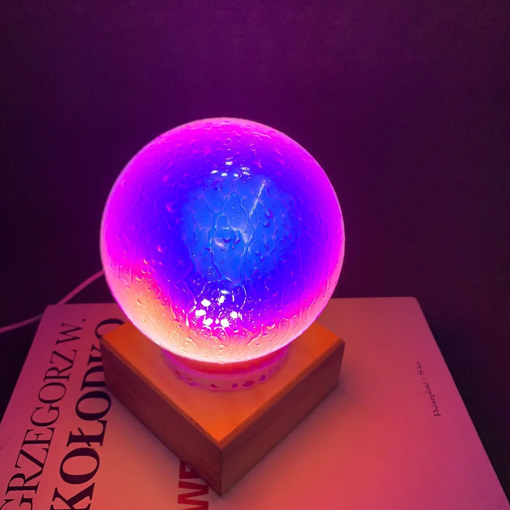 3D стеклянный шар Новинка звездное небо звездный светильник Настольная луна