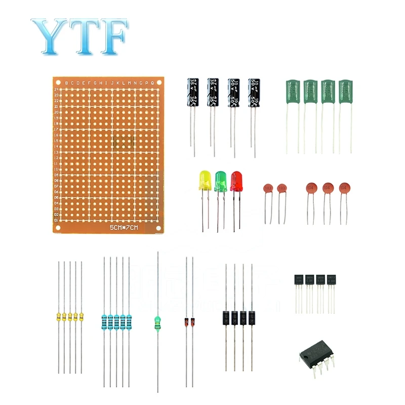 

Primary identification welding practice element into training board