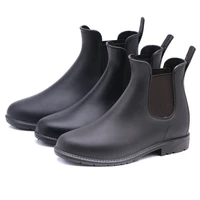 men rain boots man boots male ankle boots men casual boots rubber rain shoes waterproof best selling style size 38 43