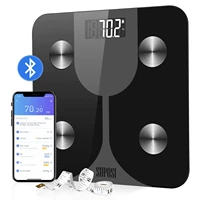 bathroom scales digital balance body fat smart floor weight weighing person bascula scale electronic connected bluetooth lbs bmi