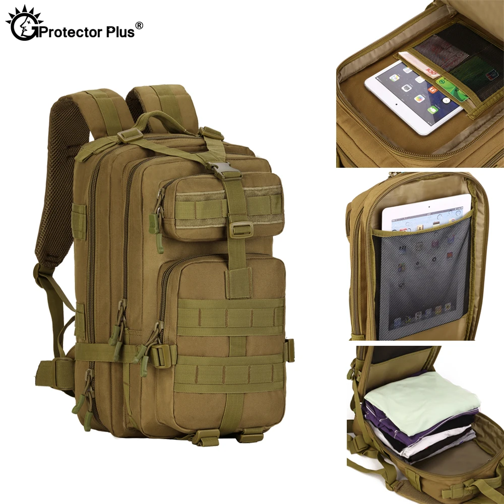 Военный Рюкзак PROTECTOR PLUS 40 л с системой Молле сумка для зарядки через плечо