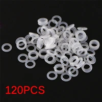120pcsbag white dampeners for keyboard dampers keycaps replace part silicone rubber o ring switch