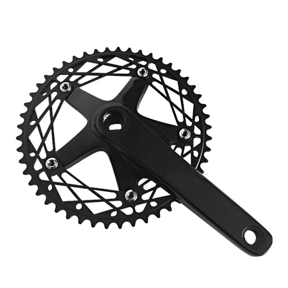 

Black Chainring Crankset Fixed gear 412 Folding bike Bicycle 49T Hollow