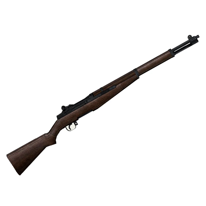 1:1 M1 гирлянда бумажная модель оружия 3D Ручная Работа Рисунок огнестрельное