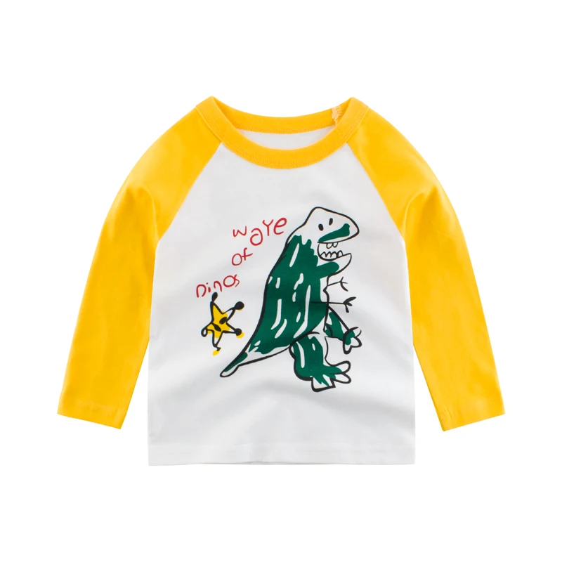 Детский топ футболка с длинными рукавами для маленьких девочек детская малыша