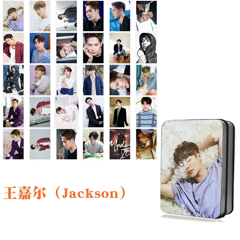 Третий альбом Kpop GOT7 &ltподарок: вы&gt Полароид фото ЛОМО карточка K-pop подарки для