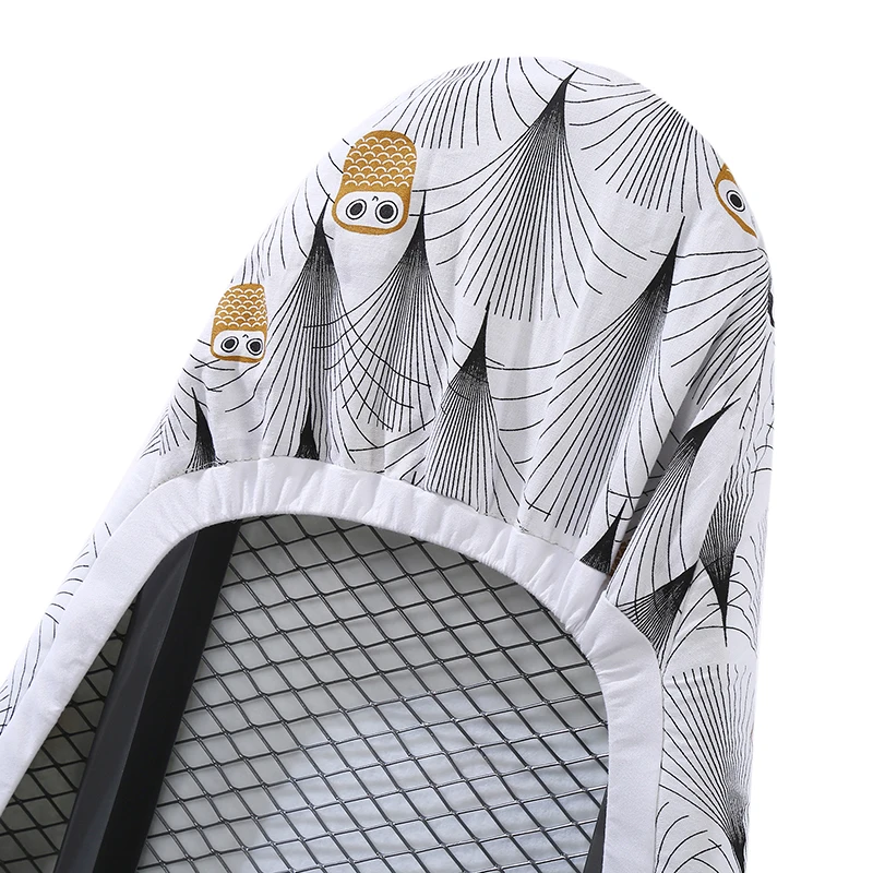 

Ironing Board Cover Owl Cloth Printed Ironing Board Cover Protective Non-slip Thick Colorful for Home Approx137*38cm