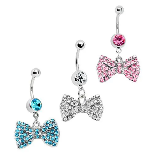 Эпоксидная эмаль, Esmalte Colares Butterflys, пупка, кольца, сексуальные пирсинг для тела, ювелирные изделия, бар, пирсинг черного пупка, готический пирсинг - Окраска металла: white