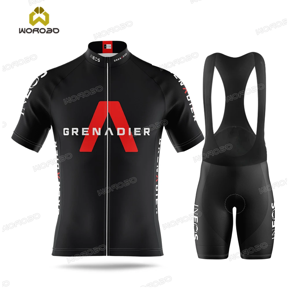 

Grenadier Jacket INEOS Cycling Men's Jersey Kit Short Sleeve MTB TEAM Bicycle Suit 2021 Summer Racing Cycling Clothes Outfits