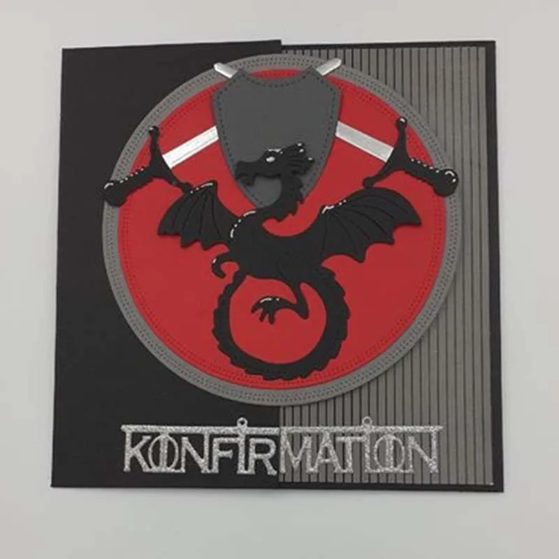 Весна 2020 набор вырубных штампов &quotзлые dragonb поделочная форма украшения Скрап