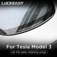 for tesla model 3 car modification accessories abs the water retaining wings model3 2022 coupe performance trunk spoiler wing