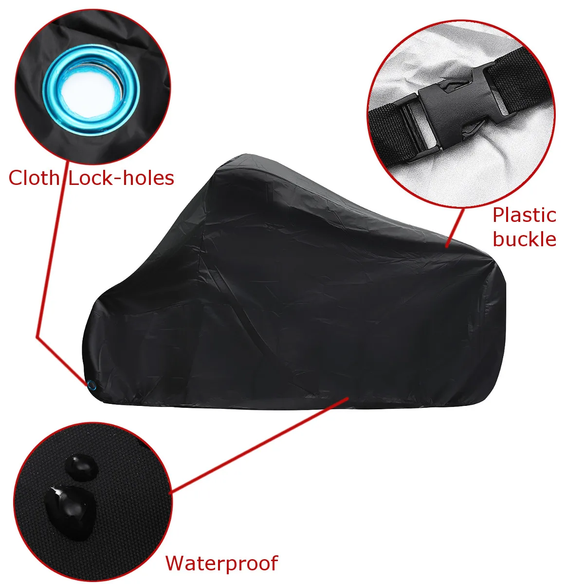 

Bicycle Bike Cover Waterproof Snow Cover Rain UV Protector Dust Protector for Scooter Waterproof Bike Rain Dustproof Cover