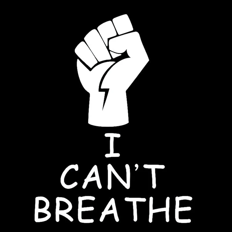 

2020 I Can't Breathe Car Sticker American Black Lives MatterVinyl Auto Window Bumper Windshield Decal Car-Styling Exterior Trim