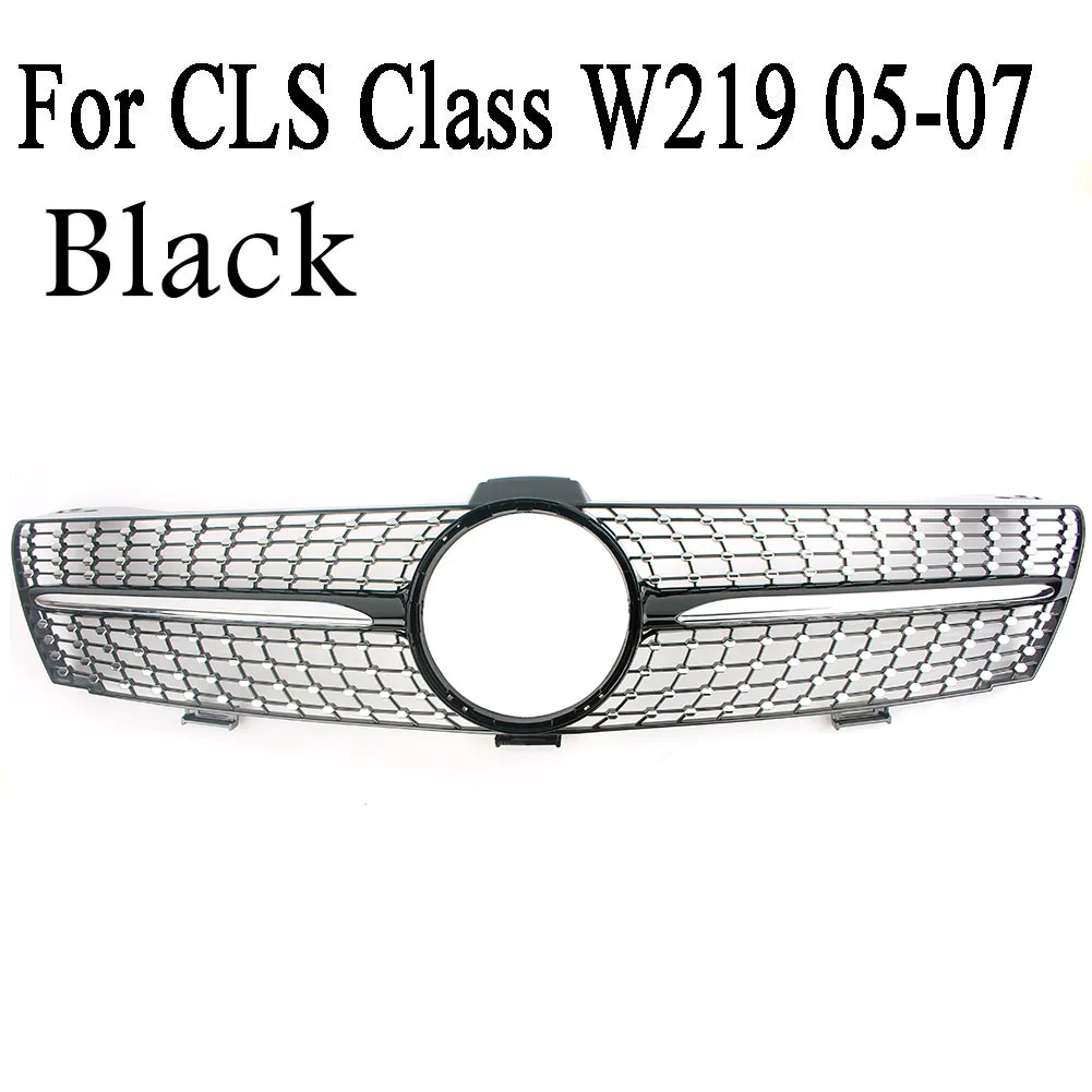 Front Racing Center Grille Facelift Bumper Grill For Mercedes Benz W219 CLS Class 2005 2006 2007 Diamond | Автомобили и мотоциклы