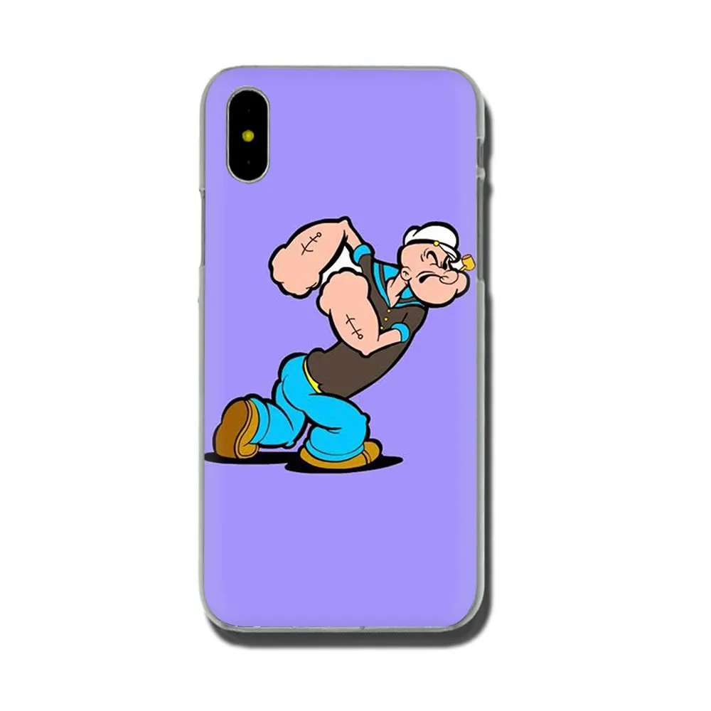 H2 Жесткий чехол для телефона EWAU popeye для iPhone 11 Pro 6 6S Plus 7 8 Plus X XS XR XS Max - Цвет: H2