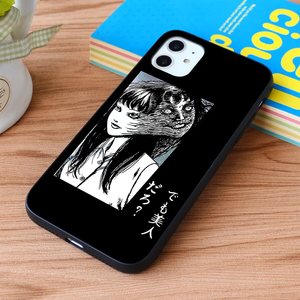

For iPhone Tomie Junji Ito collection Soft TPU border Apple iPhone Case