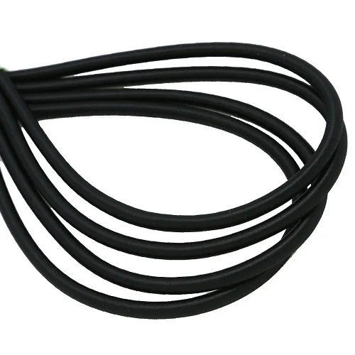 Black 1 шт 5x45 см мягкий искусственный шелк ювелирный шнурок полые резиновые шнуры для изготовления ювелирных изделий, мульти-цветная Веревка Строка одежда материалы для рукоделия - Цвет: Black
