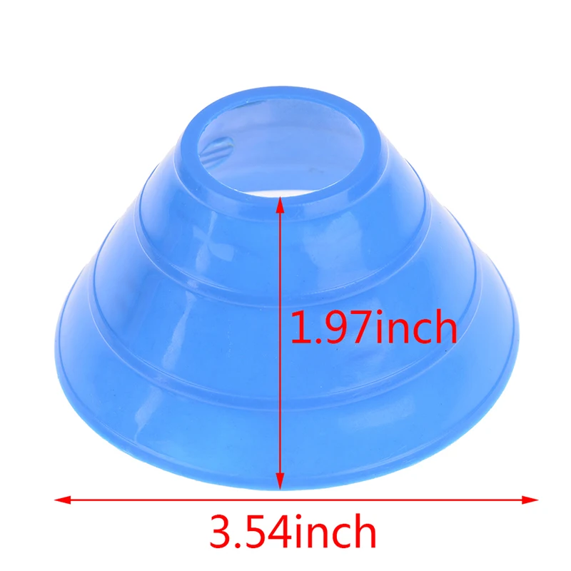 

5Pcs Outdoor Sport Voetbal Rugby Speed Training Disc Cone Cross Track Ruimte Marker Inline Schaatsen Cross Speed Training
